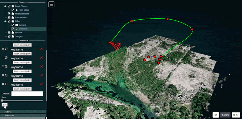 Nástroje - Ovládací prvky navigace