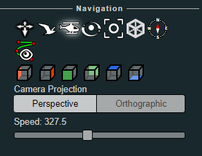 Nástroje - Ovládací prvky navigace